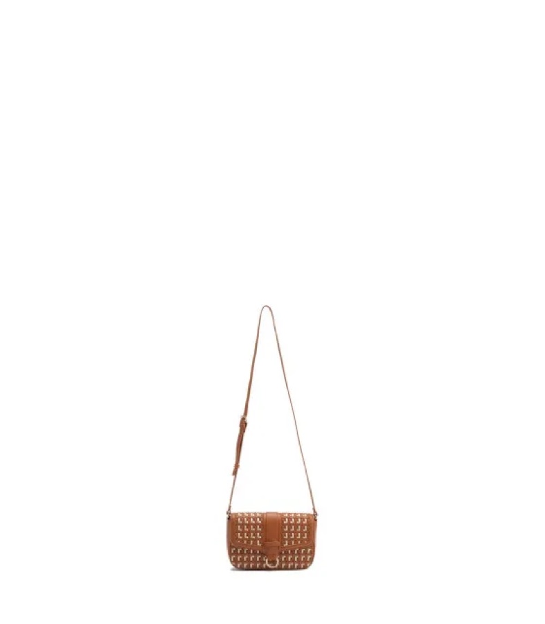 Cartera Bandolera Pequeña Tostado