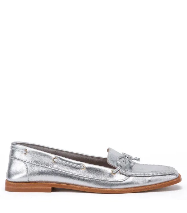 Mocasín Camille Plateado