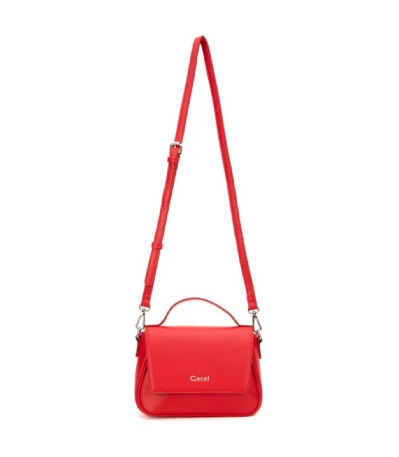 Cartera Bandolera Pequeña Rojo