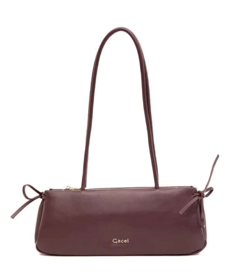 Cartera Dos Asas Mediana Burdeo