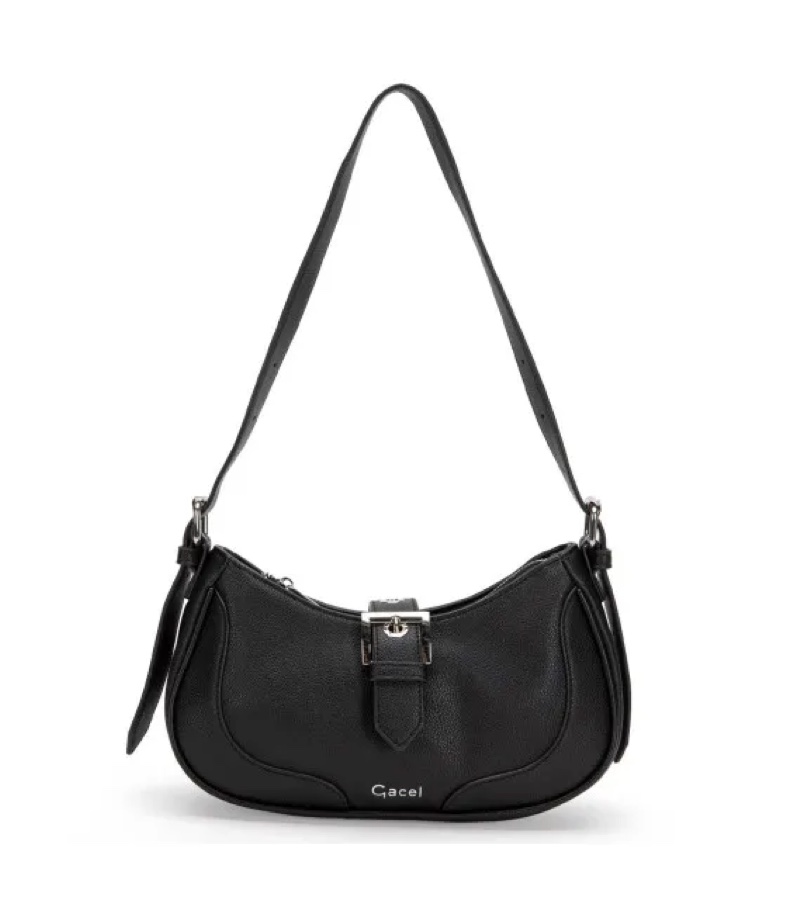 Cartera Oval Negro