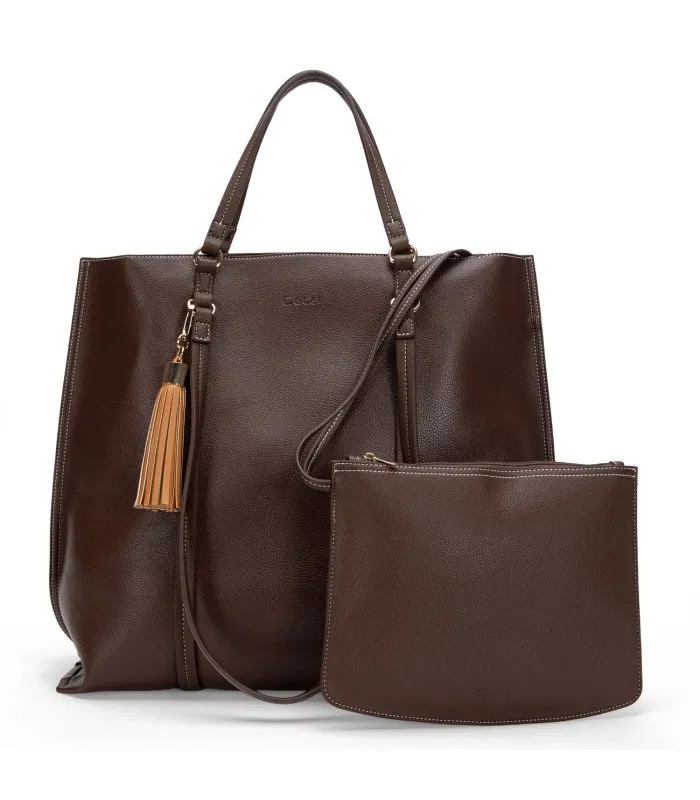 Cartera Shopping Chocolate