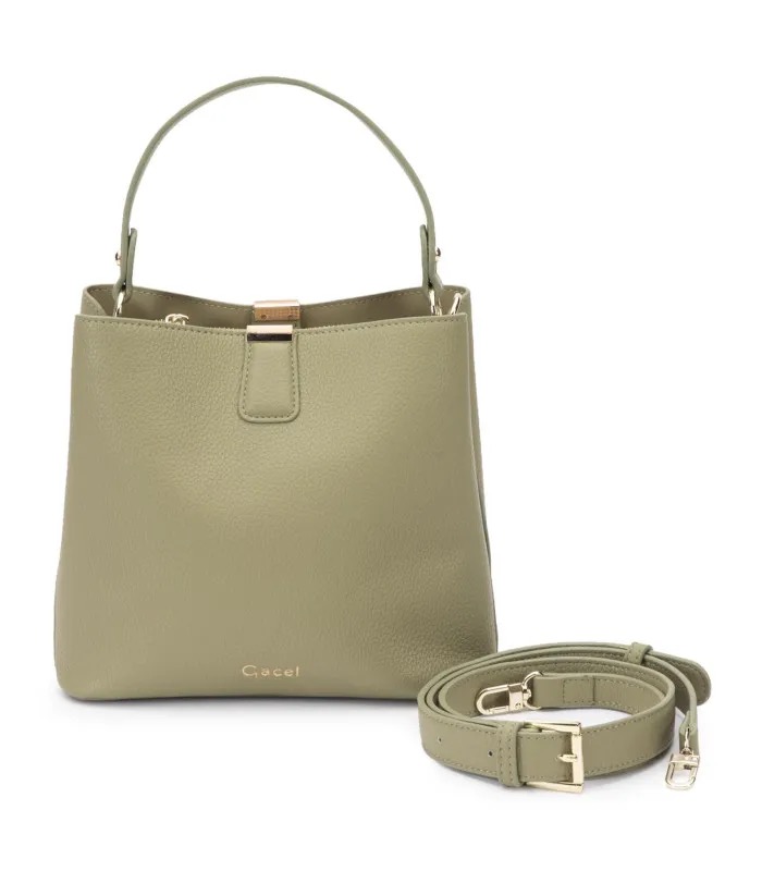 Cartera Bucket Verde